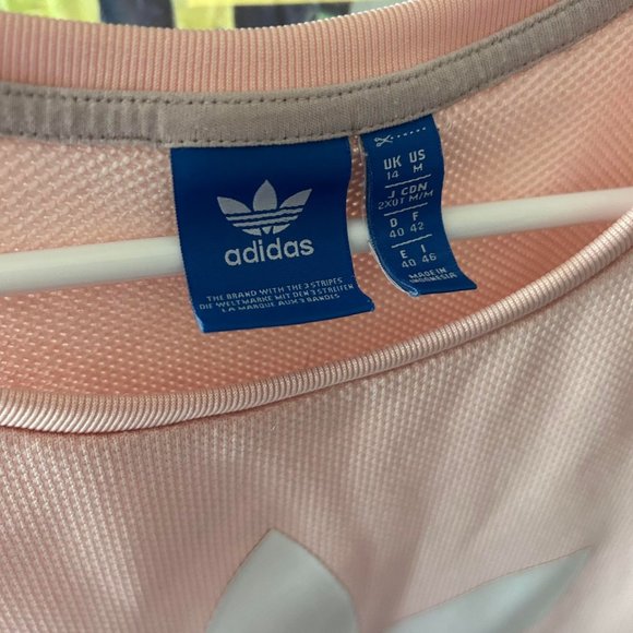 Adidas Trefoil Oversized Ice Pink Tank Top - Picture 3 of 3